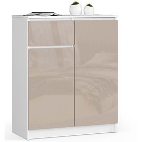 CREDENZA K80 2D 1SZ CLP PK CAPPUCCINO LUCIDO
