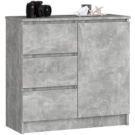 CREDENZA K80 JERRY 1D 3SZ PK CEMENTO