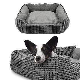 Cuccia con coperta S - grigio