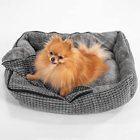 Cuccia con coperta S - grigio