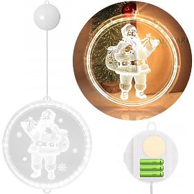 Decorazione natalizia a LED Babbo Natale CD003