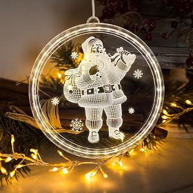 Decorazione natalizia a LED Babbo Natale CD003