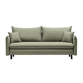 Divano letto con funzione di stoccaggio Notti, verde