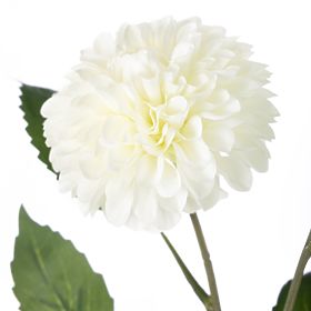 Fiore artificiale PEONIA colore crema stile moderno ameliahome