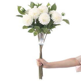 Fiore artificiale PEONIA colore crema stile moderno ameliahome
