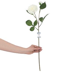Fiore artificiale PEONIA colore crema stile moderno ameliahome