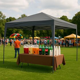 Gazebo da giardino 3x3 m con tettoia automatica pieghevole per giardino e terrazza MultiGarden