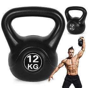 Kettlebell da 12 kg per esercizi, palla, peso, carico, fitness ModernHome