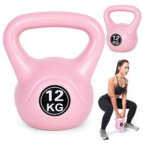 Kettlebell da 12 kg per esercizi rosa ModernHome