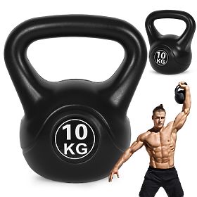 Kettlebell manubrio 10 kg per esercizi manubrio a sfera peso fitness ModernHome