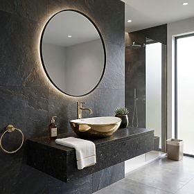 Lavabo da appoggio Rea Sofia Oro / Bianco