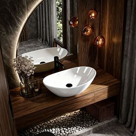 Lavabo da mobile Rea Kate 45, Rea