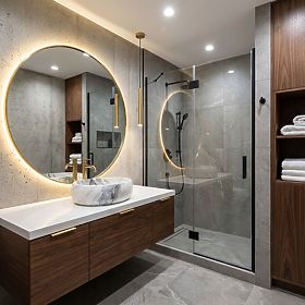 Lavabo da mobile Rea Linda Granit Mat