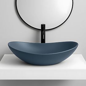 Lavabo da mobile Rea Royal Blueberry Matt