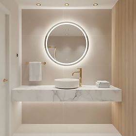 Lavabo da mobile Rea SAMI ECRU SHINY
