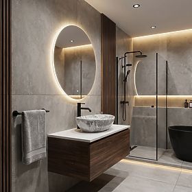 Lavabo da mobile Rea Sofia Stone, Rea