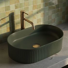 Lavabo da mobile Rea Vanda Olive Matt, Rea