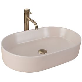 Lavabo senza tempo Rea NADIA 60 BEIGE MATT, Rea