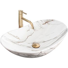 Lavabo senza tempo Rea Royal Aiax Shiny, Rea
