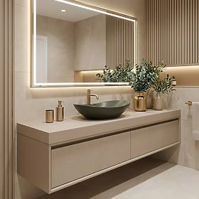 Lavabo senza tempo Rea Royal Olive Matt, Rea