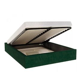 Letto imbottito ORLANDO 120 x 200 cm - Verde