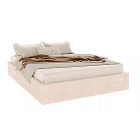 Letto imbottito ORLANDO 180 x 200 cm - Crema