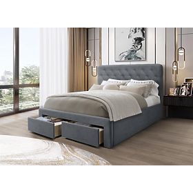 Letto MARISOL 160 cm grigio (4p=1ks), Halmar