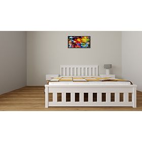 Letto matrimoniale Ada 200 x 140 cm - bianco