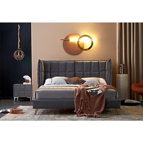Letto SCANDINO 160, grigio (2p=1ks)