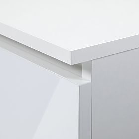LIBRERIA CHIUSA R60 2D 1SZ CLP PK BIANCO/ BIANCO LUCIDO