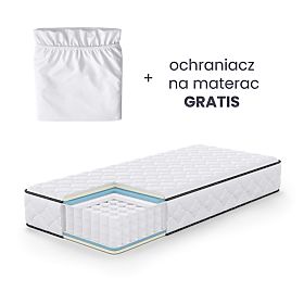 MATERASSO CON COPERTURA 90x200 H24