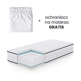 MATERASSO CON RIVESTIMENTO 90x190 H24