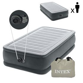 Materasso gonfiabile 191x99 cm con pompa singolo INTEX DELUXE 64412ND