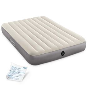 Materasso gonfiabile in velluto 203x152 cm Intex 64103, INTEX