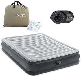 Materasso gonfiabile matrimoniale con pompa automatica - 191x137 cm INTEX 67768, INTEX