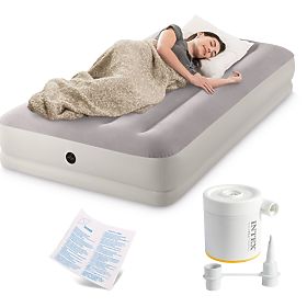 Materasso gonfiabile per dormire 191x99x30 cm singolo con pompa USB INTEX 64177, INTEX