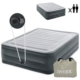 Materasso gonfiabile per due persone con pompa automatica - 203x152 cm INTEX 64418, INTEX
