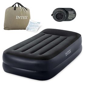 Materasso gonfiabile singolo 191x99x42 cm con pompa elettrica integrata letto INTEX 64122