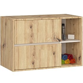 ARMADIETTO DA BAGNO SOTTO LAVABO VAMI W90 2SZ 2P ROVERE ARTISAN / CASHMERE