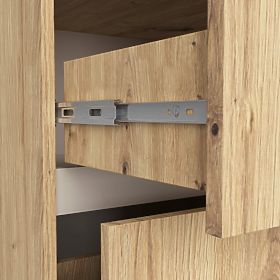 ARMADIETTO DA BAGNO SOTTO LAVABO VAMI W90 2SZ 2P ROVERE ARTISAN / CASHMERE