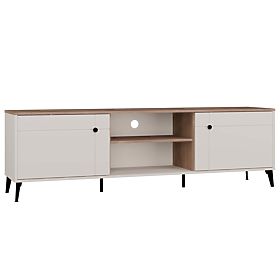 Mobile TV POINT 2D Cashmere Beige Rovere Castello Mobile Sotto TV 2 Ante