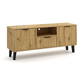Mobile TV Scandi 2D1S SLIM ROVERE ARTIGIANO