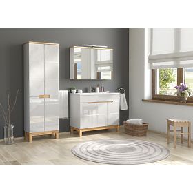 Mobiletto sotto lavabo 100 cm 3 ante