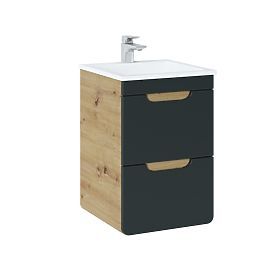 Mobiletto sotto lavabo 40 cm 2 cassetti