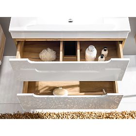 Mobiletto sotto lavabo 50 cm 2 cassetti