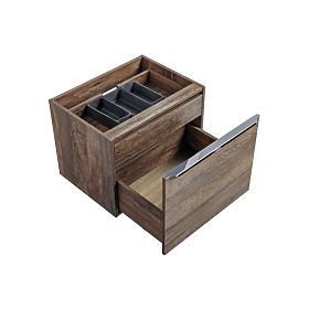 Mobiletto sotto lavabo 60 cm 2 cassetti