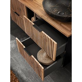 Mobiletto sotto lavabo 80 cm 2 cassetti