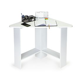 Moderna scrivania angolare bianca, MODERNHOME