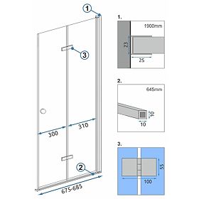 Modulo cabina FOLD N2 70 Chrome, Rea