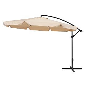 Ombrellone pieghevole per terrazza - beige